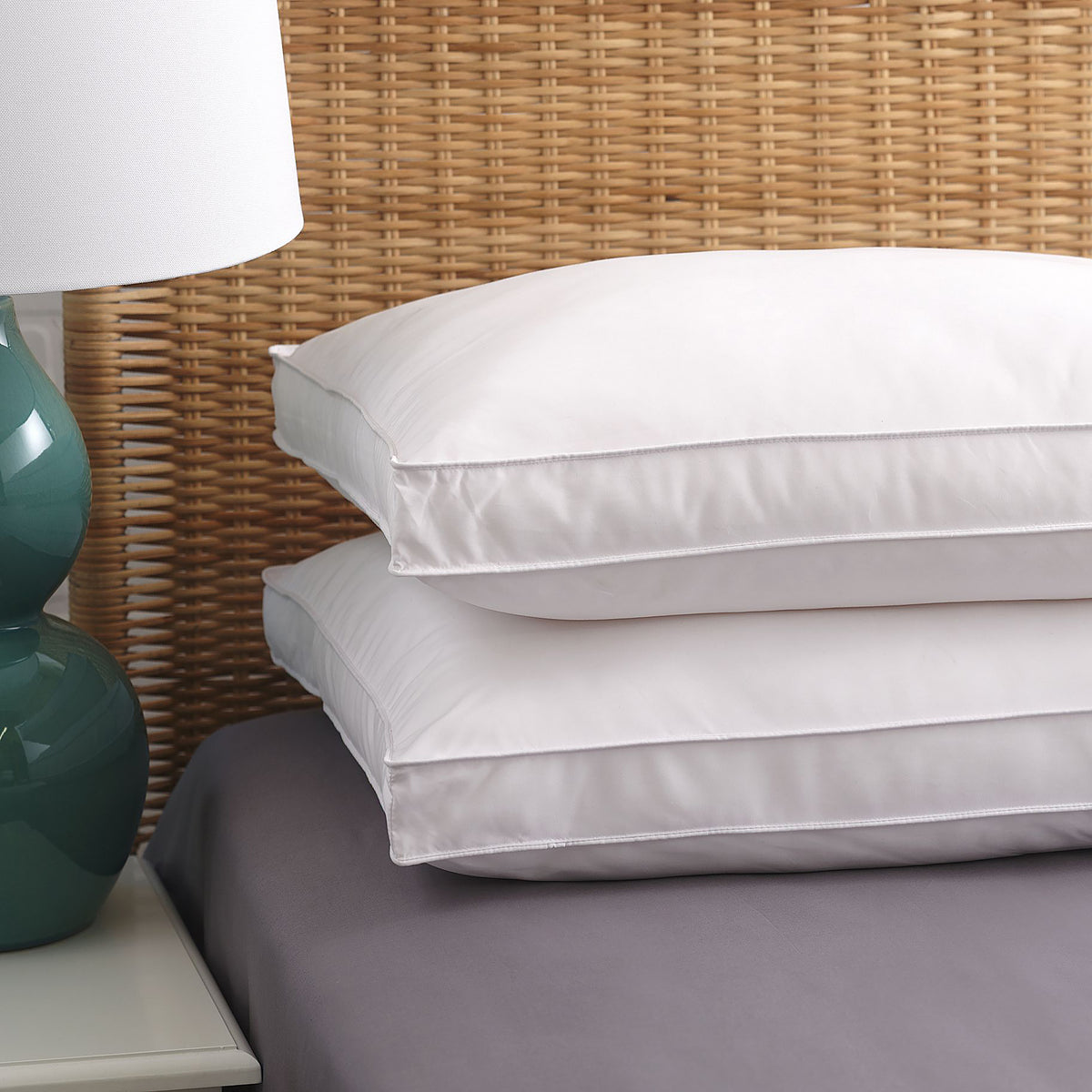 PureAssure Allergen Barrier Down Alternative 2" Gusset Pillow DownLinens