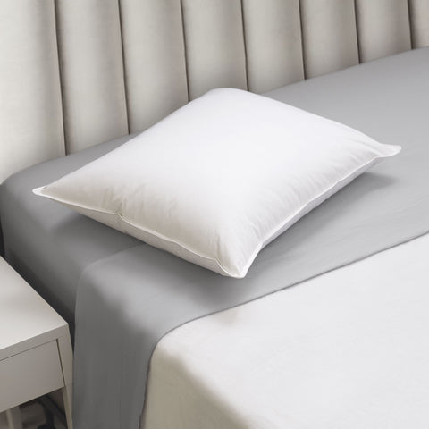 White Cloud Luxury Down-Alternative Cotton Bed Pillow
