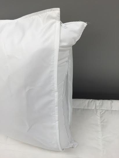 Features: - Set of 2 pillow protectors with zipper closure for easy installation - Advanced MicronOne technology prevents micro-toxins from accumulating in the fabric - SlumberTech fabrication provides protection against mold spores, pollen, dust mites, bed bugs, and allergens - Allergen-free design ensures safe and comfortable sleep - Chemical-free construction for peace of mind - Machine washable for easy care  Benefits: - Protects pillows from allergens and micro-toxins