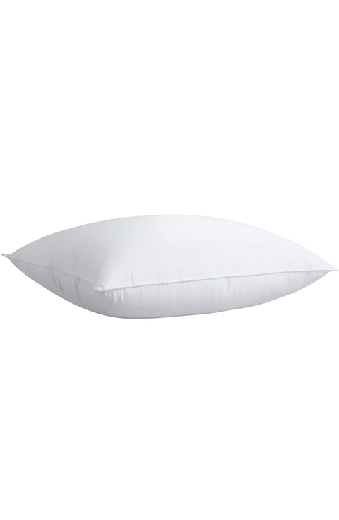 The PureAssure Allergen Barrier Down Alternative Pillow laying flat with a white background.