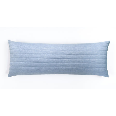 Ice Blue ChillMax Body Pillow, filled generously with 100% down-alternative polyester.