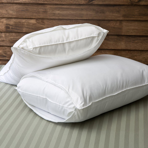 Features: - Set of 2 pillow protectors with zipper closure for easy installation - Advanced MicronOne technology prevents micro-toxins from accumulating in the fabric - SlumberTech fabrication provides protection against mold spores, pollen, dust mites, bed bugs, and allergens - Allergen-free design ensures safe and comfortable sleep - Chemical-free construction for peace of mind - Machine washable for easy care  Benefits: - Protects pillows from allergens and micro-toxins