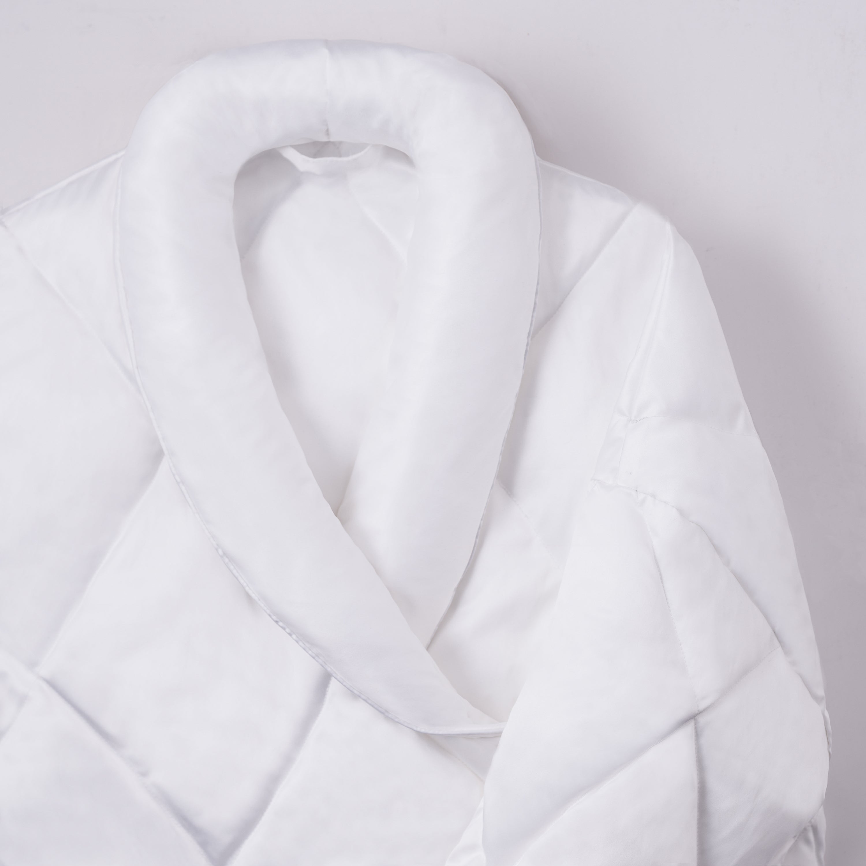 Satin Puffer Robe – DownLinens